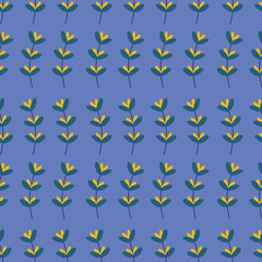 Pattern on a marine theme with seaweed, ornament.