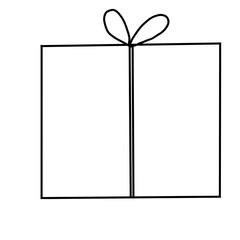 blank gift box