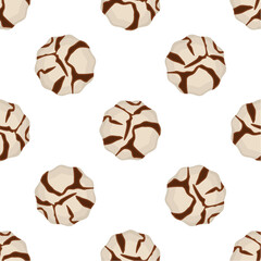Pattern homemade cookie different taste in pastry biscuit