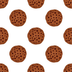 Pattern homemade cookie different taste in pastry biscuit