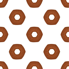 Pattern homemade cookie different taste in pastry biscuit