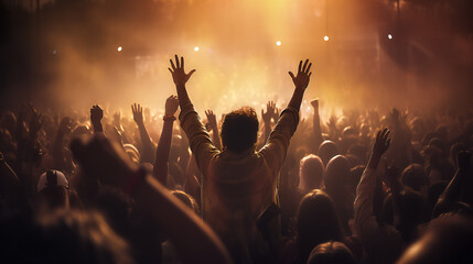 Fototapeta premium People at a Concert or Festival