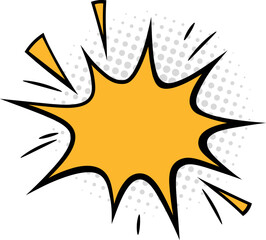 Speech Bubble Comic Style