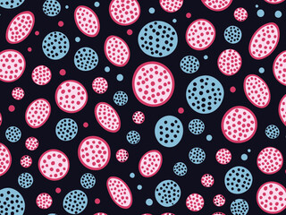 seamless pattern with circles