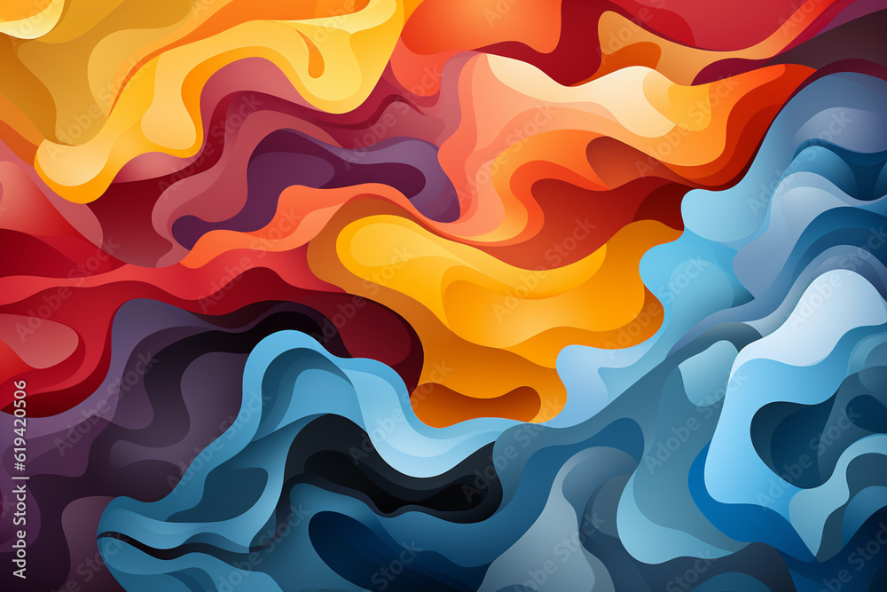 Poster the image offers a contemporary take on traditional military patterns, adding a sense of style and m