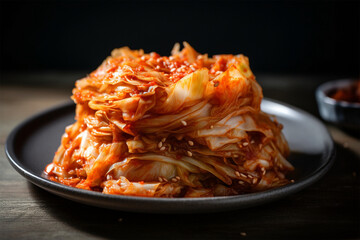 a plate of delicious kimchi