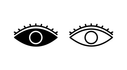 Eye icon. Look and Vision icon. Eye vector icon
