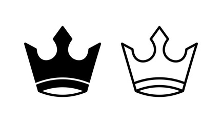 Crown Icon vector. Crown symbol for web site design,