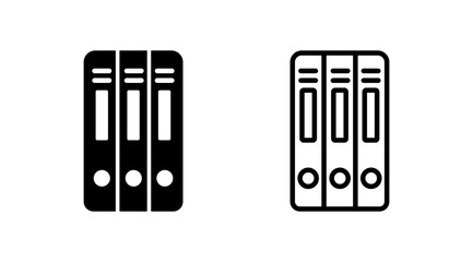 Archive icon vector. archive storage icon vector. folders icon.