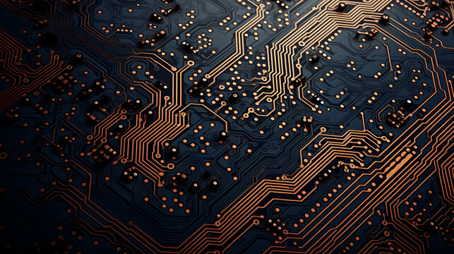 3D Render: Circuit Board Detail.
Generative AI