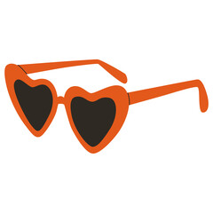 Heart shaped sunglasses