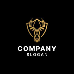 Fototapeta premium Simple Logo Deer Security