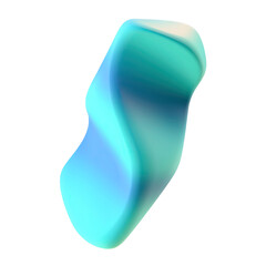 Gradient 3D Abstract Shape
