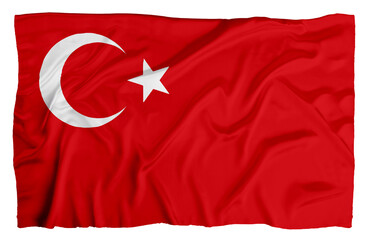 Turkey  red flag suitable for banner or background. Turkey national flag
