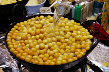  Logma or Legaimat (Lugaimat) preparation, is one of the most popular Emirati sweets in united arab...