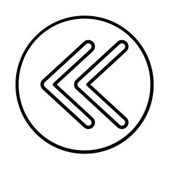 Obraz premium arrow left