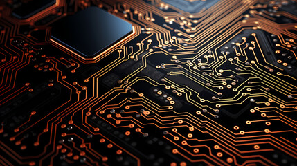 3D Render. Circuit Board.
Generative AI