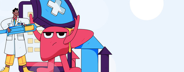 Medical Characters Anti-epidemic Flat Vector Concept Operation Hand Drawn Illustration
