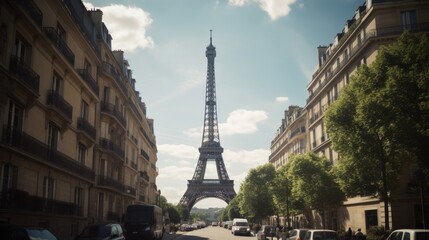 Fototapeta na wymiar Street of Paris