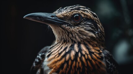 Fototapeta premium Macro photo of small bird