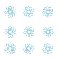set of snowflakes
