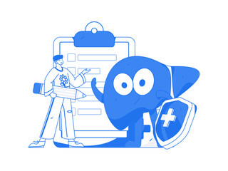 Medical Characters Anti-epidemic Flat Vector Concept Operation Hand Drawn Illustration
