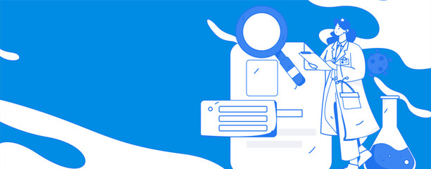 Medical Characters Anti-epidemic Flat Vector Concept Operation Hand Drawn Illustration
