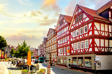 Altstadt, Homberg Efze, Hessen, Deutschland 