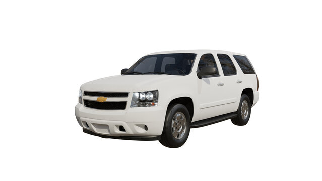 chevrolet Tahoe 2010 car isolated on white background, png transparent background