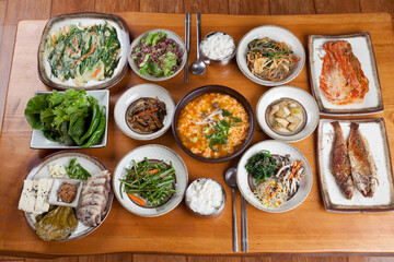 순두부정식