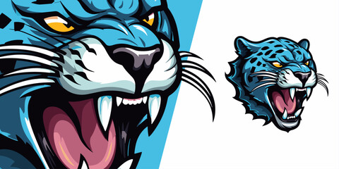 Epic Zombie Jaguar Logo: Captivating Vector Graphic for Esports and Sports © Giu Studios