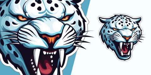 Sinister Zombie Jaguar Mascot: Striking Illustration for Competitive Gaming © Giu Studios