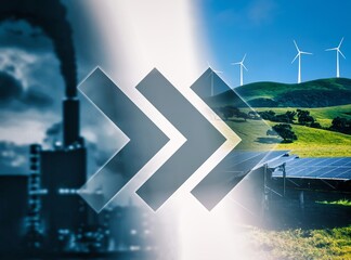 energy transition from fossil fuel to green energy
