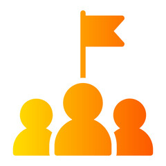 group gradient icon