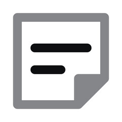 sticky note icon