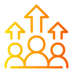 profit gradient icon