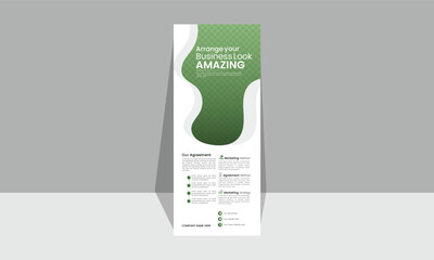 Modern business rack card or dl flyer templates