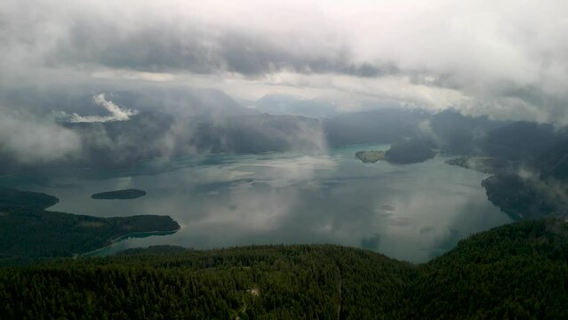 Lake from the clouds