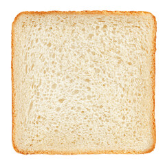 sliced bread, toast isolated on white background, full depth of field