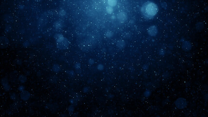 Naklejka premium Particles blue event game trailer titles cinematic concert openers end credit background