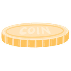 Coin Cartoon illustration