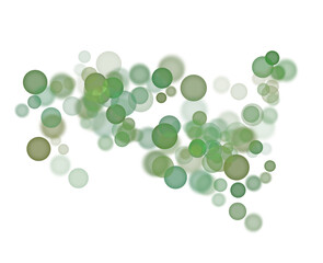 Transcending Boundaries Elemental Intrigue in Transparent Green Bokeh