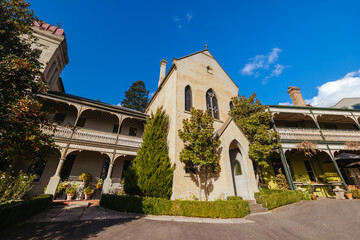 Fototapeta na wymiar The Convent Daylesford in Australia
