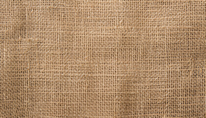 Fototapeta na wymiar Brown burlap cloth background or sack cloth for packing