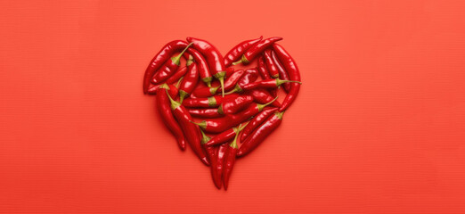 heart shaped chili