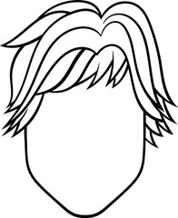 Man face clipart