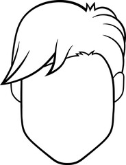 Man face clipart