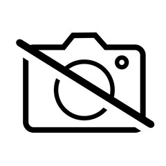 No camera photo sign icon 