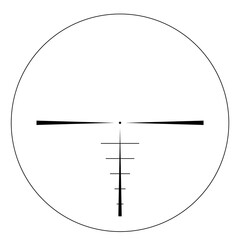 Crosshairs icons. Target and aiming to bullseye illustration.