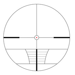 Crosshairs icons. Target and aiming to bullseye illustration.